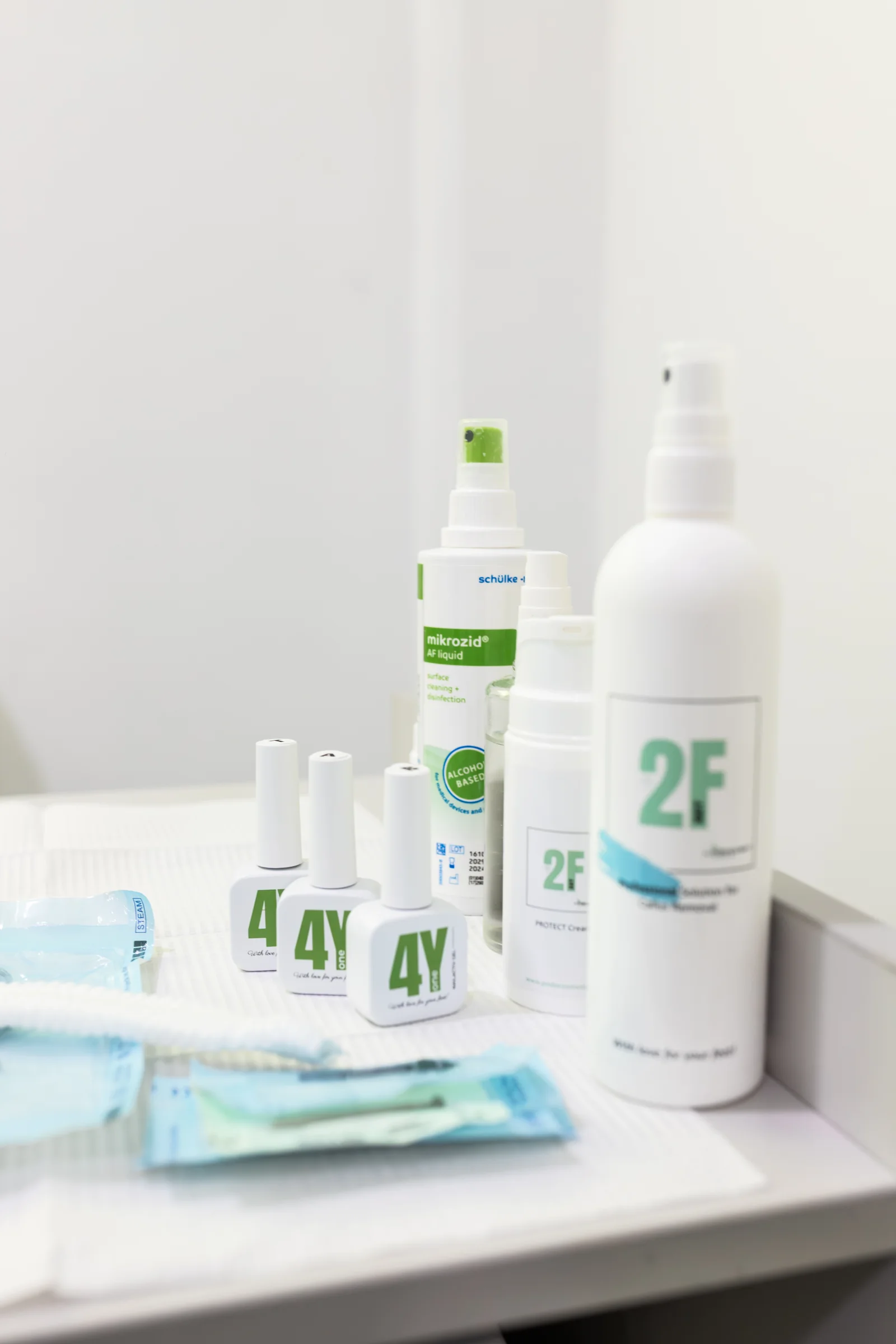 Produsele folosite în salon